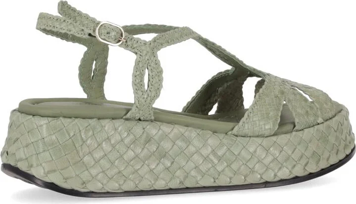 La Rose Maui Platform Wooden Sandal - Image 4
