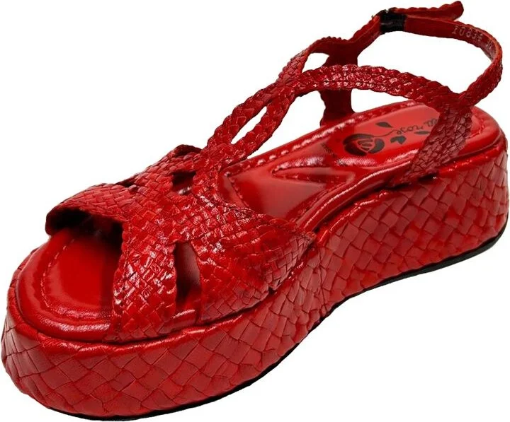 La Rose Maui Platform Wooden Sandal - Image 3