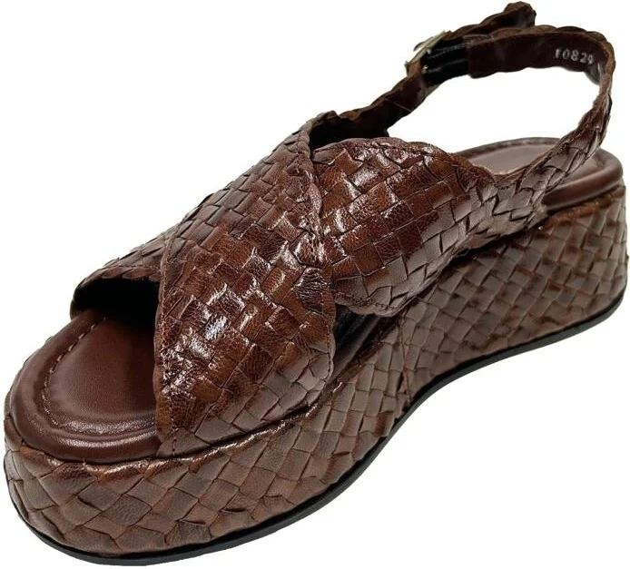 La Rose Maui Platform Wooden Sandal - Image 4