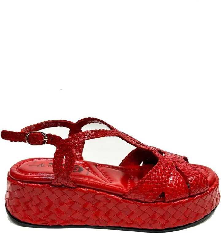 La Rose Maui Platform Wooden Sandal