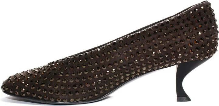 La Rose Pumps Crystal Brown - Image 3