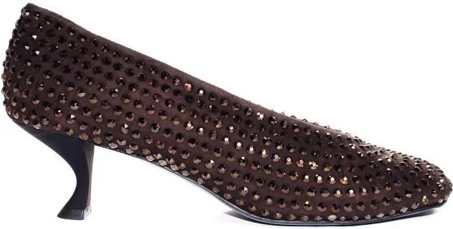 La Rose Pumps Crystal Brown