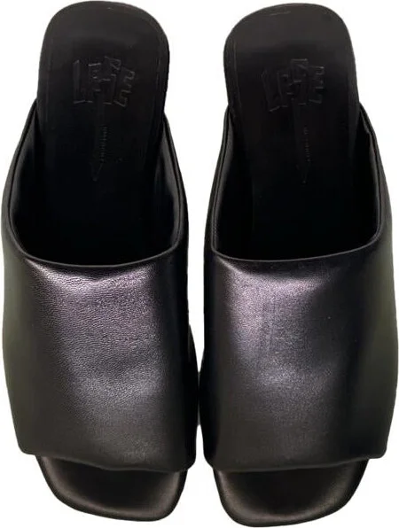 La Rose Sabot Nappa Black - Image 3