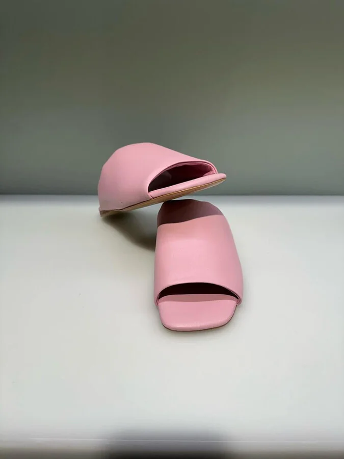 La Rose Sabot Nappa Pink - Image 5