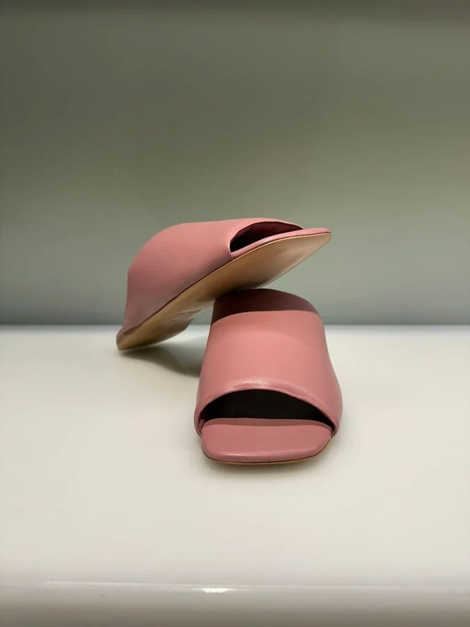 La Rose Sabot Nappa Powder Pink - Image 4