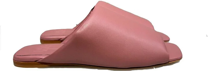 La Rose Sabot Nappa Powder Pink