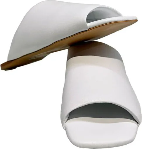 La Rose Sabot Nappa White - Image 3