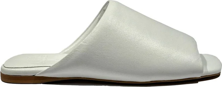 La Rose Sabot Nappa White