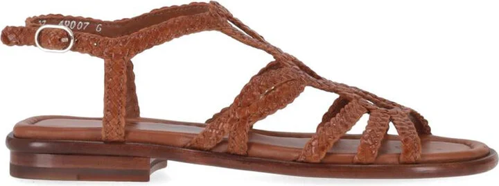 La Rose Sandalo Intreccio Flat