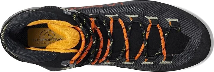 La Sportiva Aequilibrium Hike GTX Men's Hiking Boots Carbon/Papaya 1 : EU 46 (US Men's 12.5) D - Medium, Textile - Image 2