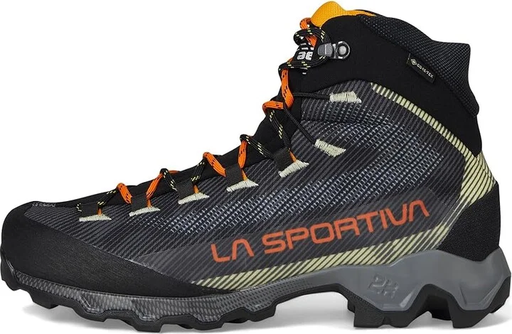 La Sportiva Aequilibrium Hike GTX Men's Hiking Boots Carbon/Papaya 1 : EU 46 (US Men's 12.5) D - Medium, Textile - Image 6