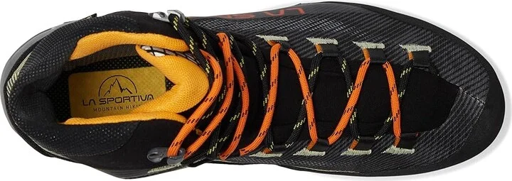 La Sportiva Aequilibrium Hike GTX Men's Hiking Boots Carbon/Papaya 2 : EU 42.5 (US Men's 9.5) D - Medium, Textile - Image 2