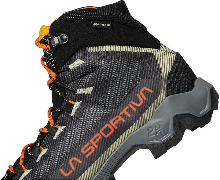 La Sportiva Aequilibrium Hike GTX Men's Hiking Boots Carbon/Papaya 2 : EU 42.5 (US Men's 9.5) D - Medium, Textile - Image 7