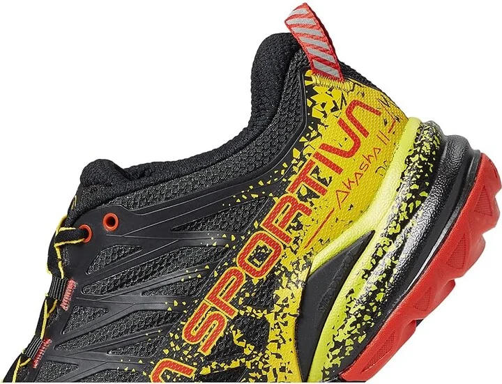 La Sportiva Akasha II Men's Shoes Black/Yellow : EU 40 (US Men's 7.5) D - Medium, Synthetic/Textile - Image 4
