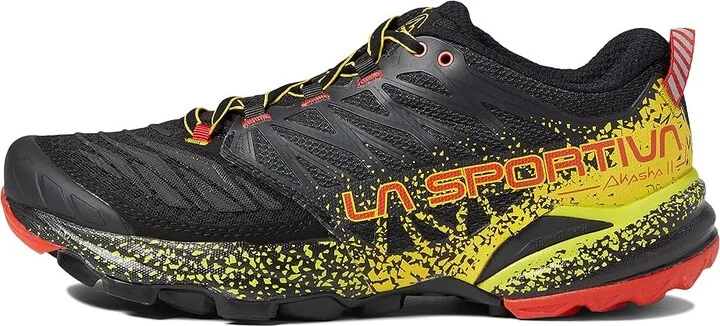 La Sportiva Akasha II Men's Shoes Black/Yellow : EU 40 (US Men's 7.5) D - Medium, Synthetic/Textile - Image 5