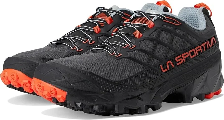 La Sportiva Akyra II Men's Climbing Shoes Carbon/Cherry Tomato : EU 40.5 (US Men's 8) D - Medium