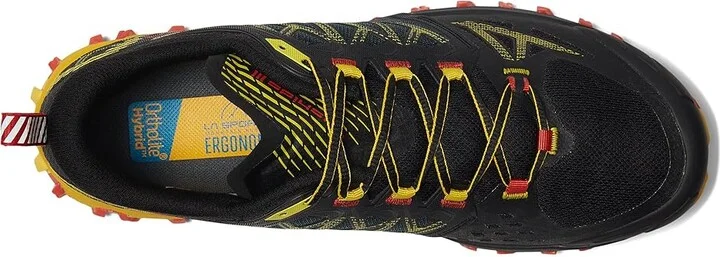 La Sportiva Bushido III Men's Running Shoes Black/Yellow : EU 41.5 (US Men's 8.5+) D - Medium - Image 2