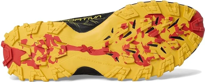 La Sportiva Bushido III Men's Running Shoes Black/Yellow : EU 42 (US Men's 9) D - Medium, Rubber - Image 3