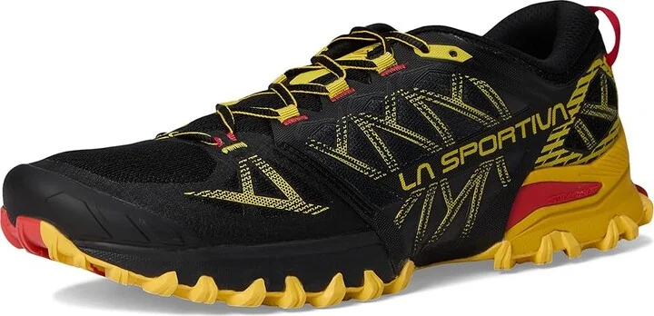 La Sportiva Bushido III Men's Running Shoes Black/Yellow : EU 42 (US Men's 9) D - Medium, Rubber - Image 5