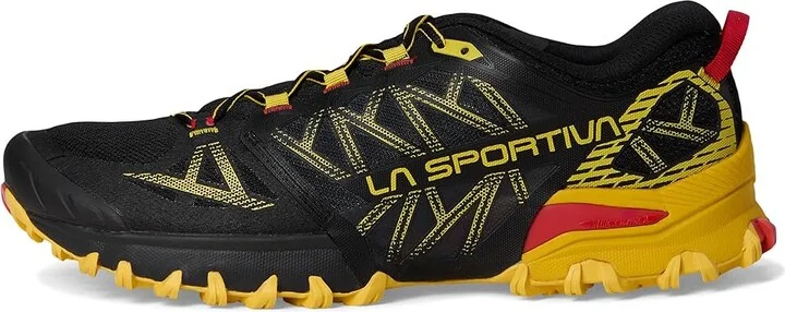 La Sportiva Bushido III Men's Running Shoes Black/Yellow : EU 42 (US Men's 9) D - Medium, Rubber - Image 6