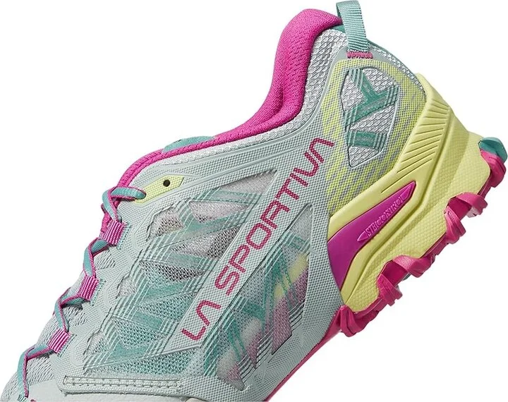 La Sportiva Bushido III Women's Running Shoes Moon/Springtime : EU 38 (US Women's 7) B - Medium, Rubber/Synthetic - Image 4