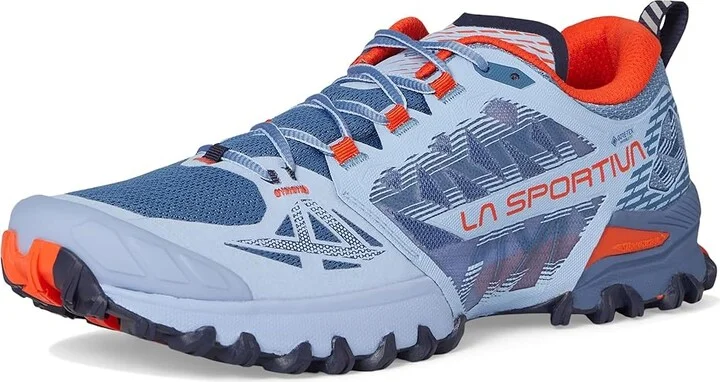 La Sportiva Bushido III Women's Running Shoes Stone-Blue/Moonlight : EU 42 (US Women's 10) D - Wide, Rubber/Synthetic - Image 5