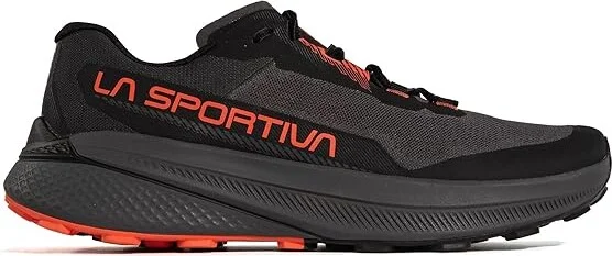 La Sportiva Prodigio Men's Running Shoes Carbon/Cherry Tomato : EU 42 (US Men's 9) D - Medium, Rubber - Image 6