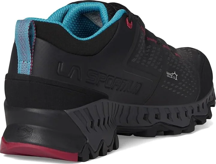 La Sportiva Spire GTX Women's Shoes Black/Topaz : EU 40 (US Women's 8.5) B - Medium, Textile - Image 4