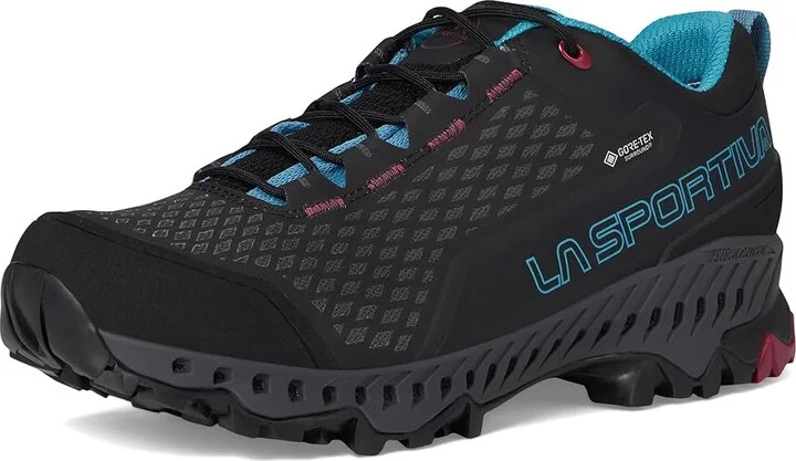 La Sportiva Spire GTX Women's Shoes Black/Topaz : EU 40 (US Women's 8.5) B - Medium, Textile - Image 5