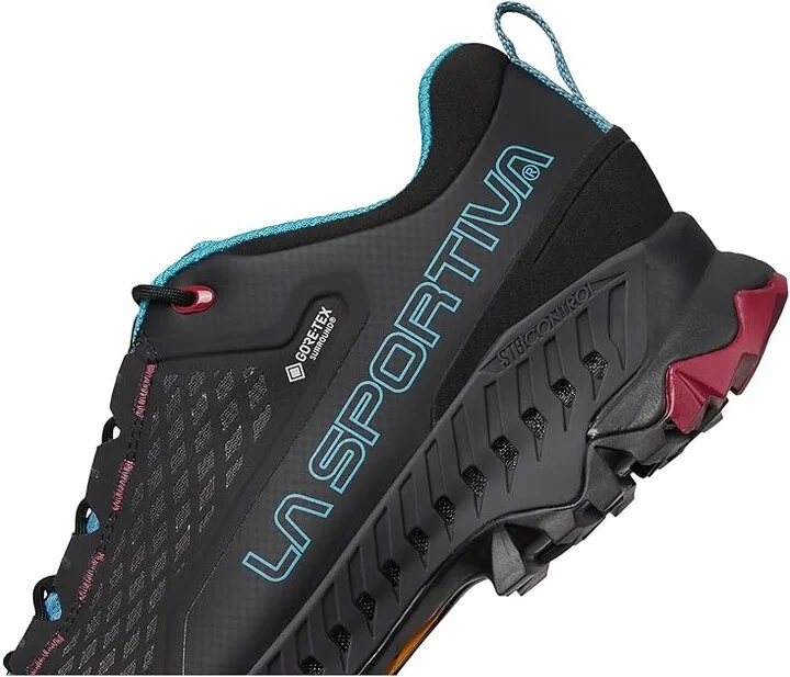 La Sportiva Spire GTX Women's Shoes Black/Topaz : EU 40 (US Women's 8.5) B - Medium, Textile - Image 7