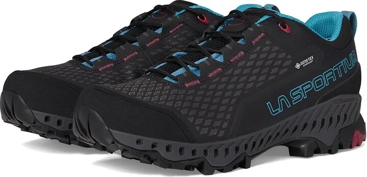 La Sportiva Spire GTX Women's Shoes Black/Topaz : EU 40 (US Women's 8.5) B - Medium, Textile