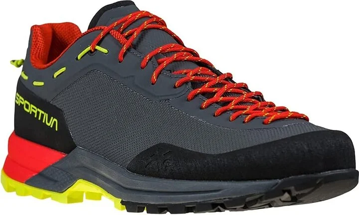 La Sportiva TX Guide Men's Shoes Carbon/Goji : EU 40.5 (US Men's 8) D - Medium, Textile/Synthetic