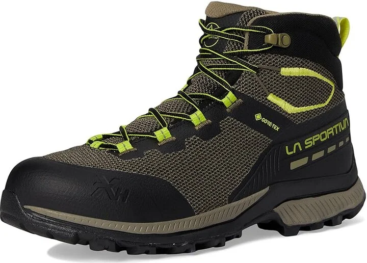 La Sportiva TX Hike Mid GTX Men's Shoes Black/Lime Punch : EU 40.5 (US Men's 8) D - Medium, Textile - Image 5