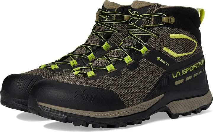 La Sportiva TX Hike Mid GTX Men's Shoes Black/Lime Punch : EU 40.5 (US Men's 8) D - Medium, Textile