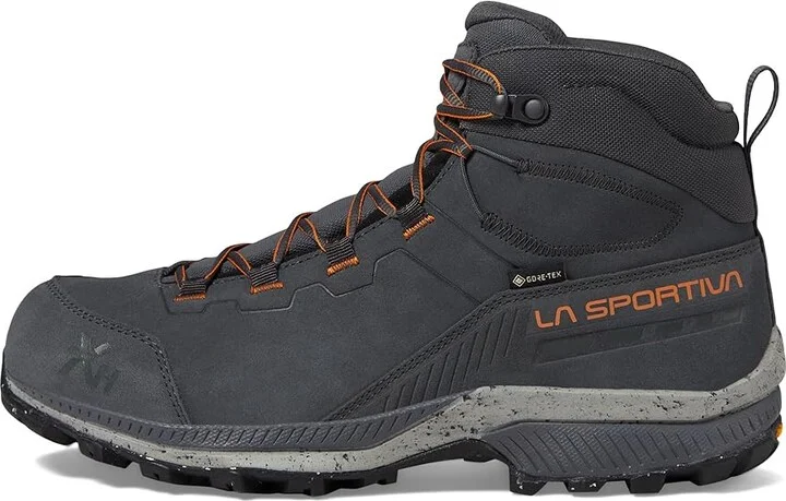 La Sportiva TX Hike Mid Leather GTX Men's Shoes Metal/Hawaiian Sun : EU 42.5 (US Men's 9.5) D - Medium, Textile - Image 5