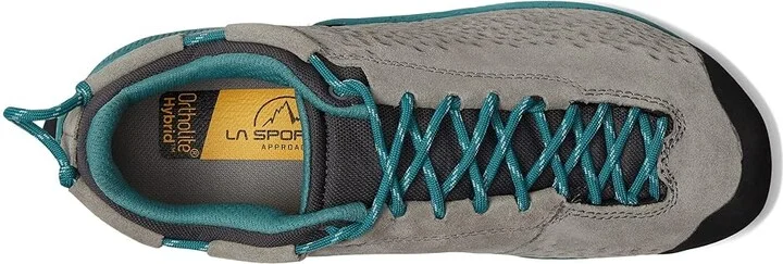 La Sportiva TX2 EVO Leather Women's Shoes Moon/Lagoon : EU 37 (US Women's 6) B - Medium, Suede - Image 2