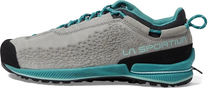 La Sportiva TX2 EVO Leather Women's Shoes Moon/Lagoon : EU 37 (US Women's 6) B - Medium, Suede - Image 6