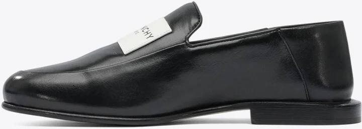 Label Leather Loafers - Image 2
