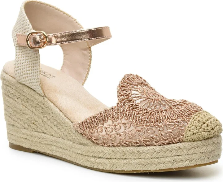 Laboh Platform Wedge Espadrille Sandal