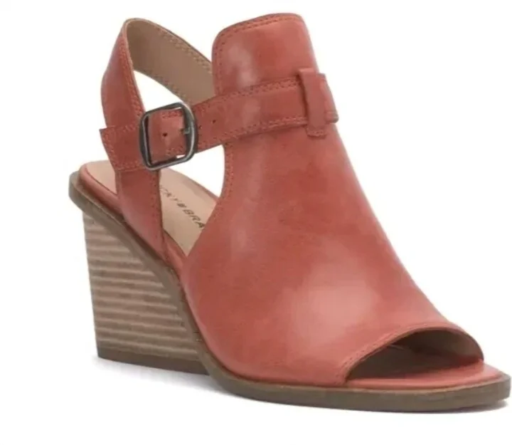 Labradite Sandal In Eco Red