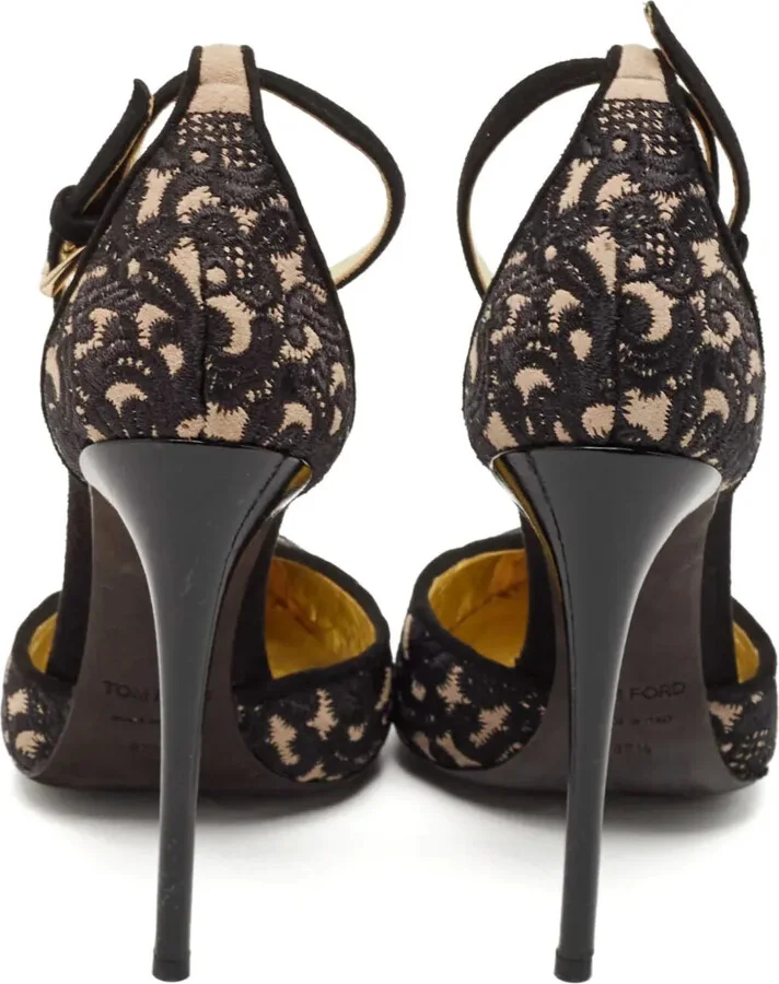 Lace Ankle-Strap Pumps - Image 3