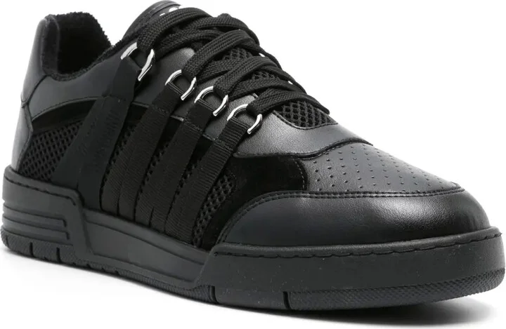 Lace-Detailed Panelled Sneakers - Image 2