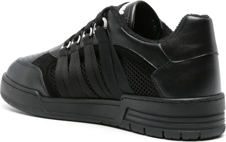 Lace-Detailed Panelled Sneakers - Image 3