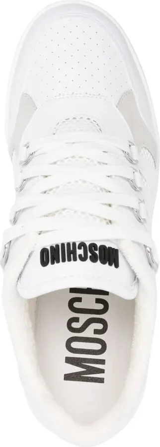 Lace-Detailed Panelled Trainers - Image 4