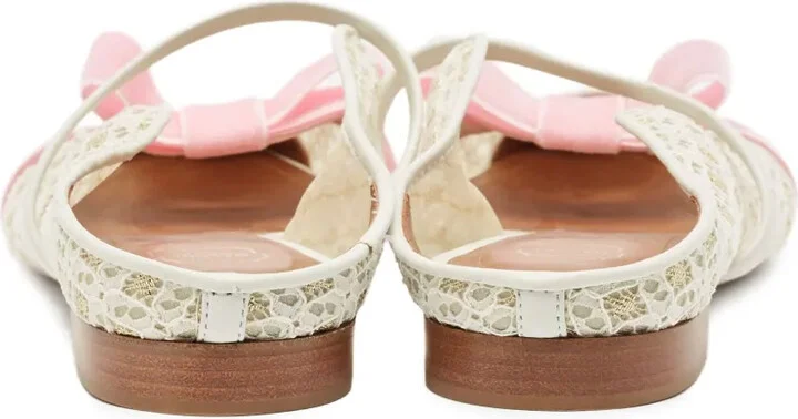 Lace-Detailing Ballet Flats - Image 4