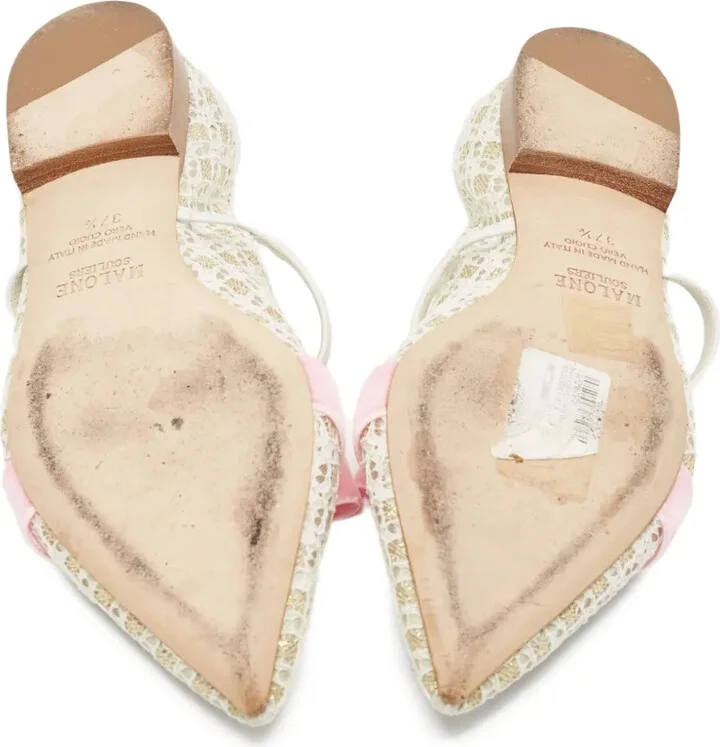 Lace-Detailing Ballet Flats - Image 5