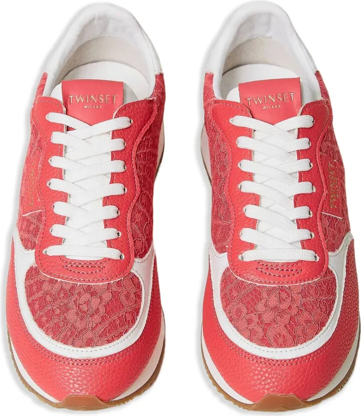 Lace-Panelled Sneakers - Image 4
