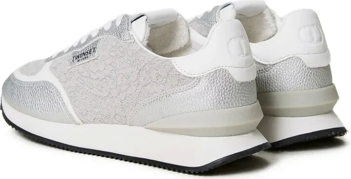 Lace-Panelled Sneakers - Image 3