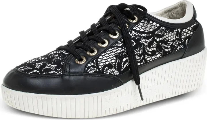 Lace-Panelled Sneakers - Image 2