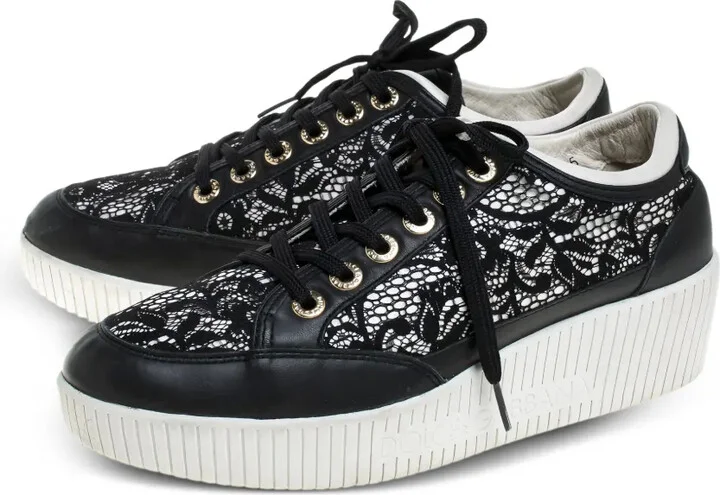 Lace-Panelled Sneakers - Image 3